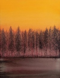 Irtiza Kazmi, 18 x 24 inches, Acrylics on Canvas, Landscape Painting, AC-IRTK-072